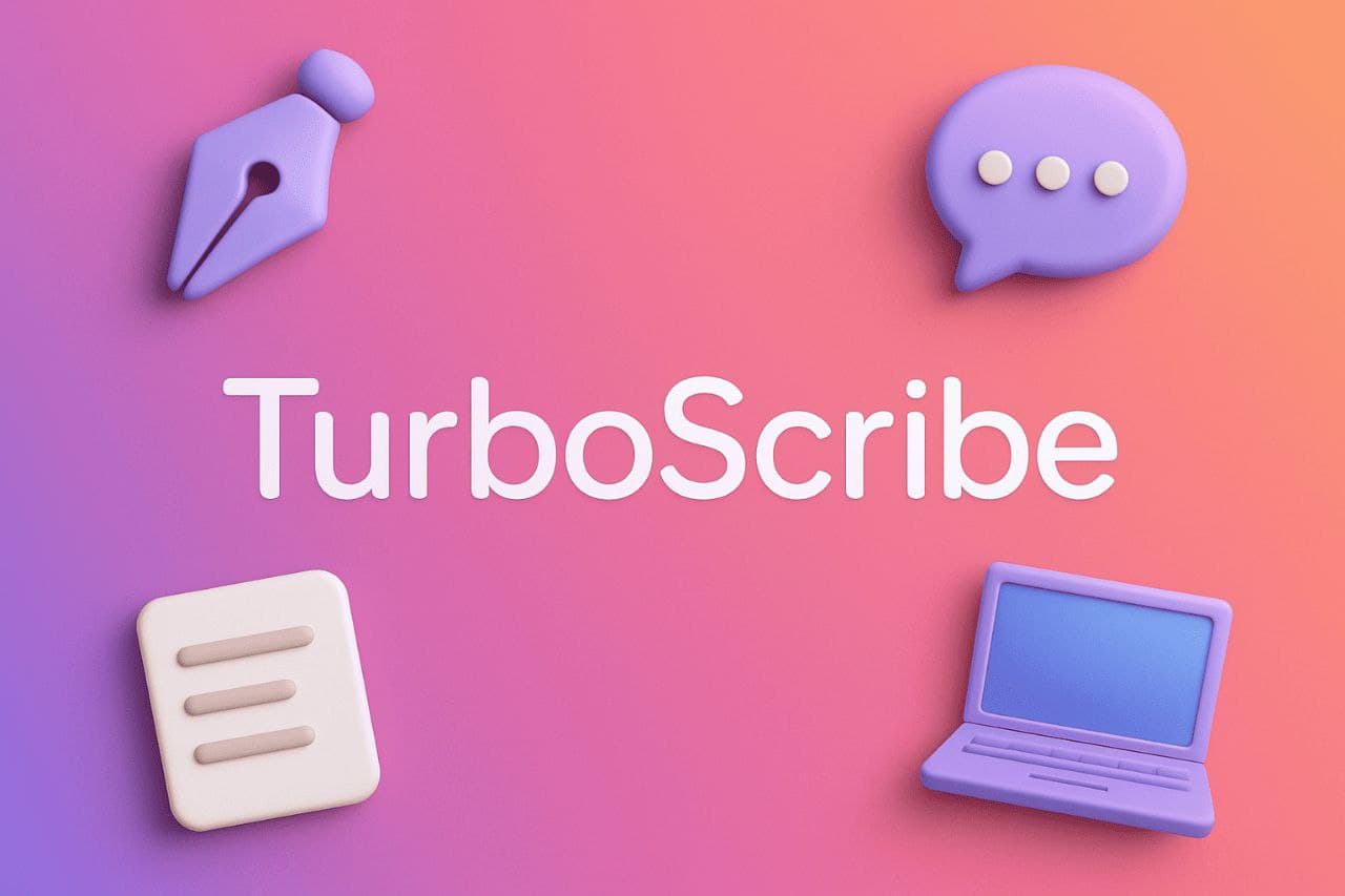 TurboScribe: Точная транскрипция аудио и видео